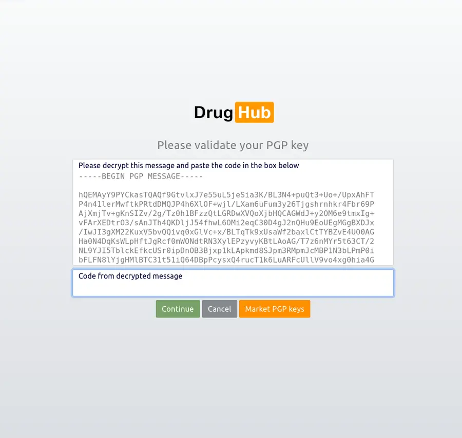 Vendor listings with approval status